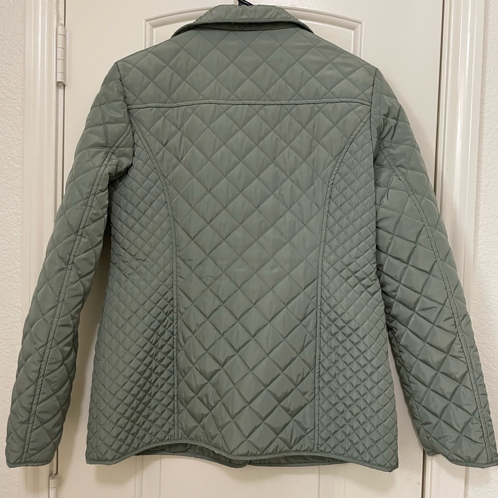 Michael Kors sage green jacket- like new.